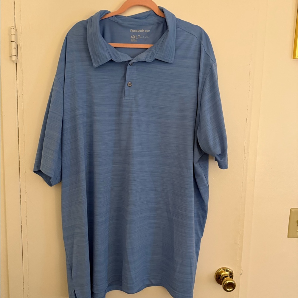 Reebok Men's Sky Blue Polo Shirt